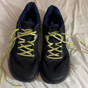 Altra Men's Black and Lime Athletic Shoes